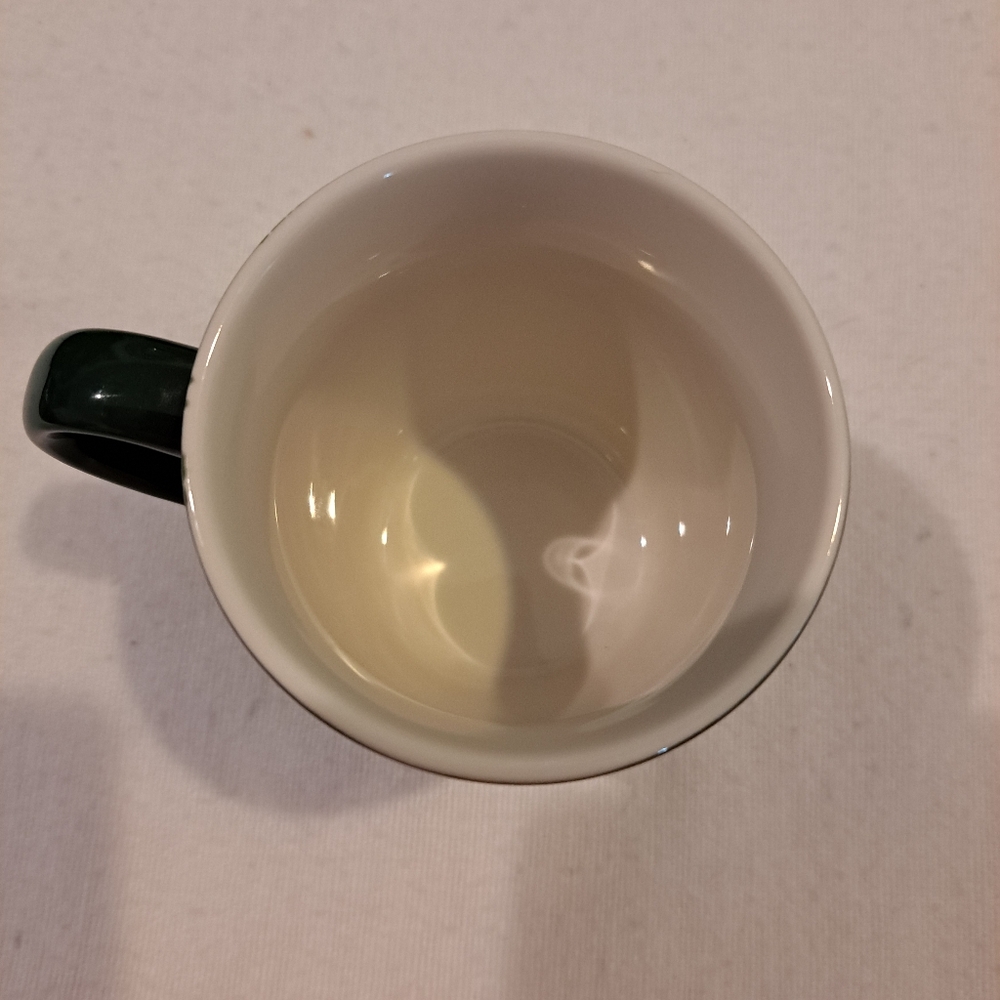 Starbucks Coffee Mug Holiday Birds Green 10 Oz - Picture 4 of 5